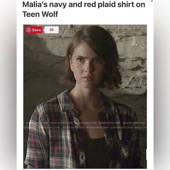 Rails Red Blue Maddox Plaid Flannel Button Down Top - Picture 11 of 11